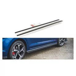 Diffuser Volkswagen Polo VI GTI Side Skirts Racing Black