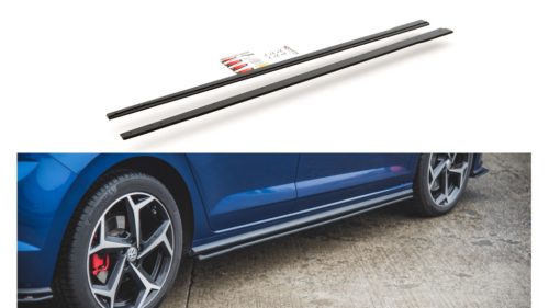 Diffuser Volkswagen Polo VI GTI Side Skirts Racing Black-Red