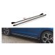Diffuser Volkswagen Polo VI GTI Side Skirts Racing Black + Gloss Flaps