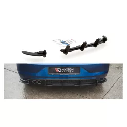   Diffuser Volkswagen Polo VI GTI Rear Valance + Flaps Red Racing Durability