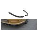 Splitter Volkswagen Arteon R-Line Rear Side Gloss Black
