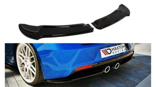 Splitter Volkswagen Golf VI R Rear Side Gloss Black