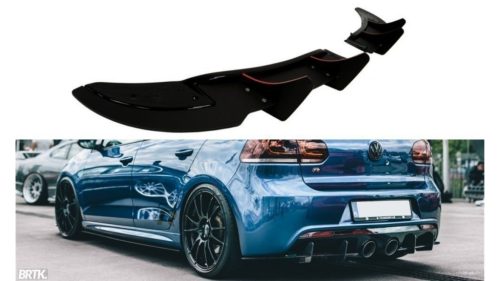 Splitter Volkswagen Golf VI R (CNC) Rear Side