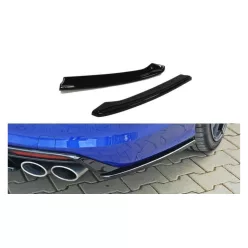 Splitter Volkswagen Golf 7 R Variant Rear Side Gloss Black