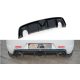 Diffuser Alfa Romeo Giulietta Facelift Rear Valance Exhaust on both sides version Gloss Black
