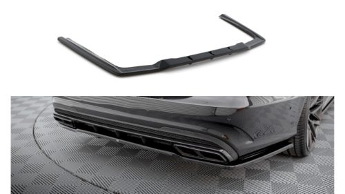 Splitter Mercedes-Benz E63 AMG W212 Facelift Rear Central with Diffuser Gloss Black
