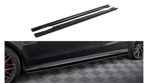 Diffuser Mercedes-Benz E63 AMG W212 Facelift Side Skirts Gloss Black