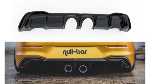 Diffuser Volkswagen Golf 8 Rear with exhaust R32 Look