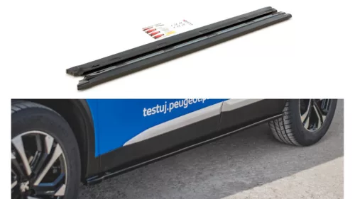 Diffuser Peugeot 2008 II Side Skirts Gloss Black