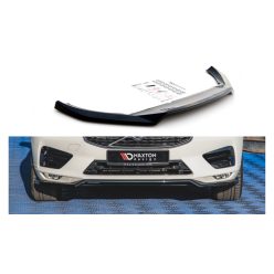 Splitter Volvo XC60 II R-Design Front v.1 Gloss Black