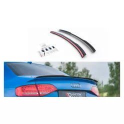 Spoiler Cap Audi A4 B8 Facelift Gloss Black
