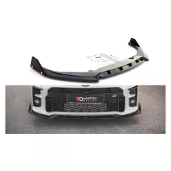 Splitter Toyota GR Yaris IV Front v.2 + flaps Gloss Black