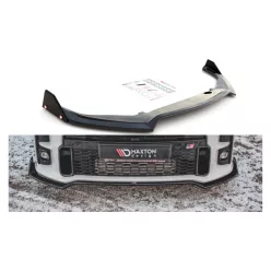 Splitter Toyota GR Yaris IV Front v.3 + flaps Gloss Black
