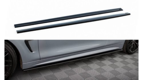 Diffuser BMW 4 F32 F36 F33 M-Pack Side Skirts Gloss Black
