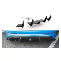 Diffuser Ford Focus III RS Rear Racing Durability Black-Red