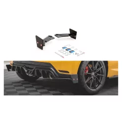   Splitter Toyota GR Yaris IV Rear Side + Flaps v.4 Gloss Black