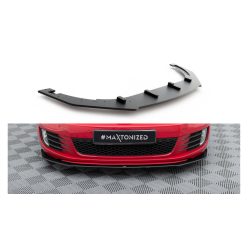   Splitter Volkswagen Golf VI GTI Front Racing Durability v.3 Black