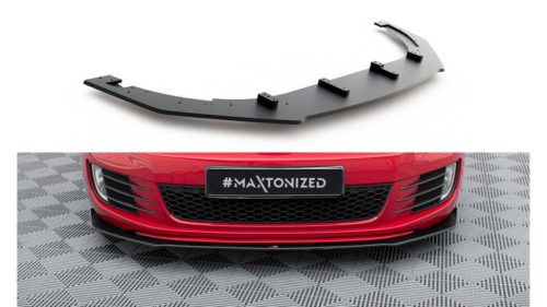 Splitter Volkswagen Golf VI GTI Front Racing Durability v.3 Black