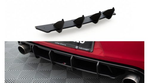 Diffuser Volkswagen Golf VI GTI Rear Racing Durability v.2 Red