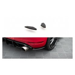   Splitter Volkswagen Golf VI GTI Rear Side Racing Durability Black-Red