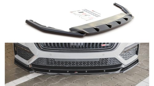 Splitter Skoda Octavia IV RS Front v.3 Gloss Black