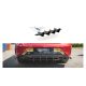 Diffuser Mercedes-Benz C C205 C43 Rear Racing Durability Black