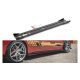 Diffuser Mercedes-Benz C C205 C43 Side Skirts Racing Black-Red + Gloss Flaps