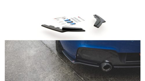Splitter BMW 1 F20 M-Pack Rear Side Racing Durability Black-Red
