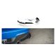 Splitter BMW 1 F20 M-Pack Rear Side Racing Durability Black + Gloss Flaps