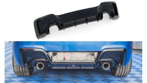 Diffuser BMW 1 F20 M-Pack Rear Valance v.1 Gloss Black