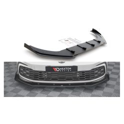   Splitter Volkswagen Golf 8 GTI GTE R-Line Front Racing Durability + Flaps Black