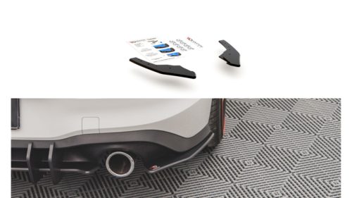 Splitter Volkswagen Golf 8 GTI GTE Rear Side Racing Durability Black
