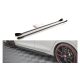 Diffuser Volkswagen Golf 8 GTI GTE GTI Clubsport R-Line Side Skirts Racing Black-Red + Gloss Flaps