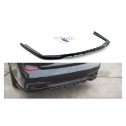   Splitter BMW 7 G11 M-Pack Rear Central with Diffuser Gloss Black