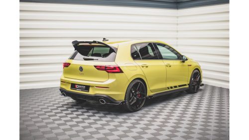 Splitter Volkswagen Golf 8 GTI Clubsport Rear Side v.1 + Flaps Gloss Black
