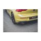 Splitter Volkswagen Golf 8 GTI Clubsport Rear Side v.2 Gloss Black