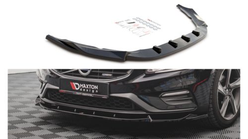 Splitter Volvo S60 II R-Design Front v.1 Gloss Black