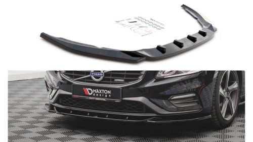 Splitter Volvo S60 II R-Design Front v.2 Gloss Black