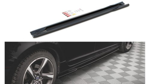 Diffuser Volvo S60 II R-Design Side Skirts Gloss Black