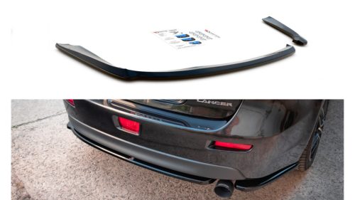 Splitter Mistubishi Lancer Sportback VIII Rear Side Gloss Black