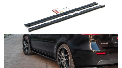 Diffuser Mitsubishi Lancer VIII Side Skirts Gloss Black