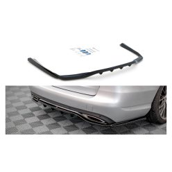   Splitter Mercedes-Benz C W205 Rear Central with Diffuser Gloss Black