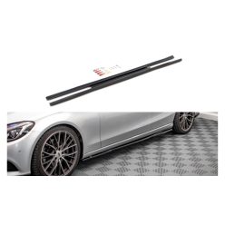 Diffuser Mercedes-Benz C W205 Side Skirts Gloss Black