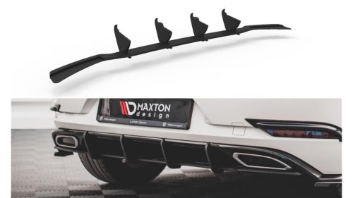 Diffuser Volkswagen Golf 7 Facelift R-Line Mk 7 Facelift Rear Street Pro Black