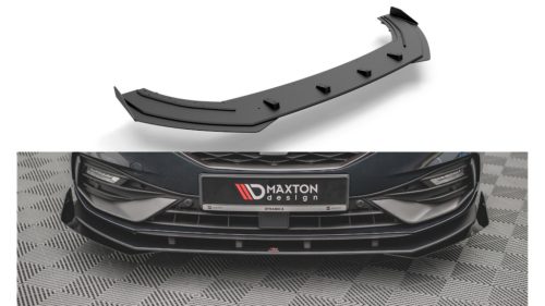 Splitter Seat Leon FR IV Front Pro + flaps Black-Red