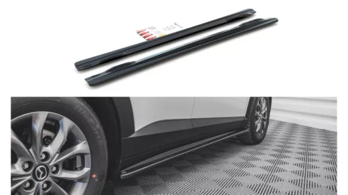Diffuser Mazda CX-3 Side Skirts Gloss Black