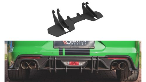 Diffuser Ford Mustang VI GT Facelift Rear Street Pro Red