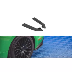   Splitter Ford Mustang VI GT Facelift - Rear Side Street Pro v.1 Black