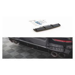 Splitter Volkswagen Golf 8 R Rear Central Gloss Black
