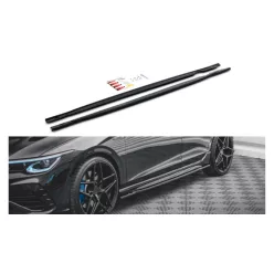 Diffuser Volkswagen Golf 8 R Side Skirts v.1 Gloss Black